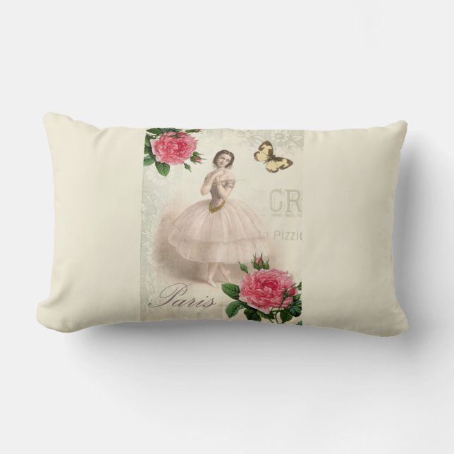 Pariser Ballerina Lendenkissen (Vorderseite)