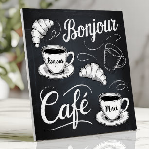 Pariser Bistro Chalkboard Café Fliese