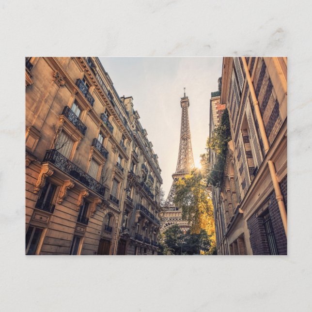 Pariser Blick Postkarte (Vorderseite)