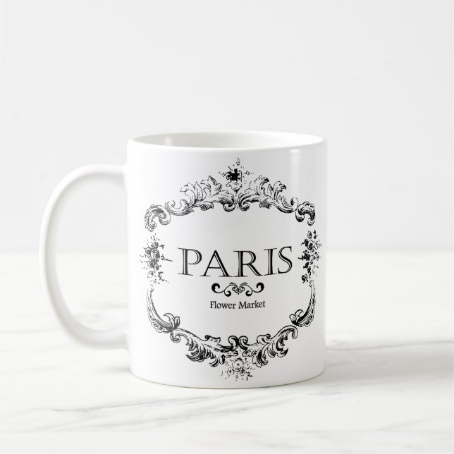 Pariser Blumenmarkt   Kaffeetasse (Links)