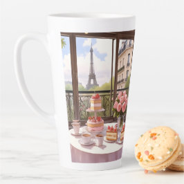 Pariser Café Patisserie Dessert Kaffee-Shop Milchtasse