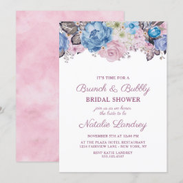 Pariser Charm-Chic-Brunch & Bubbly-Brautparty Einladung