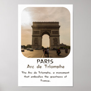Pariser Denkmal: Bogen des Triumphs Poster