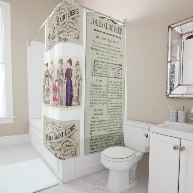 Pariser Duschvorhang (Beispiel)