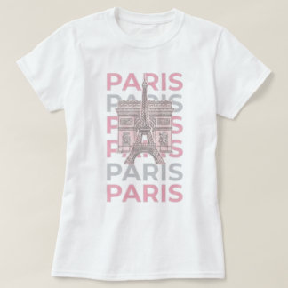 Pariser Französischer Stil T-Shirt
