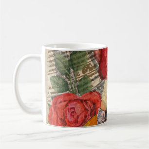 Pariser Frau: Eiffelturm Retro. Kaffeetasse