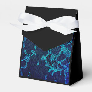 Pariser Frauenfeind Viktorianisch Gothic Navy Blue Geschenkschachtel