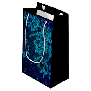 Pariser Frauenfeind Viktorianisch Gothic Navy Blue Kleine Geschenktüte