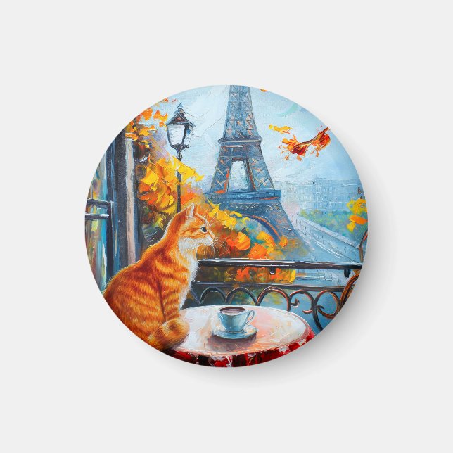 Pariser Herbst | Ginger Cat im Café Magnet (Vorne)