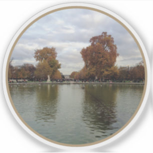 Pariser Herbst - v2 Aufkleber
