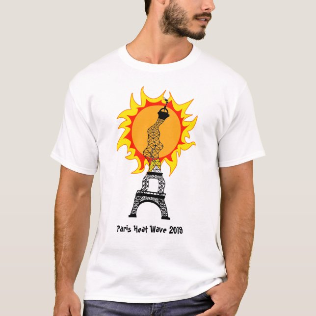 Pariser Hitzewelle 2019 T-Shirt (Vorderseite)