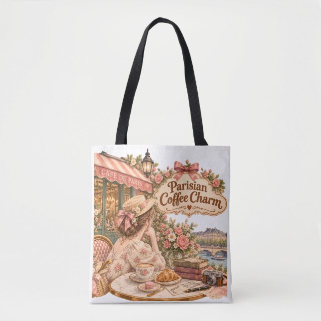 Pariser Kaffeetüte Tasche (Vorderseite)