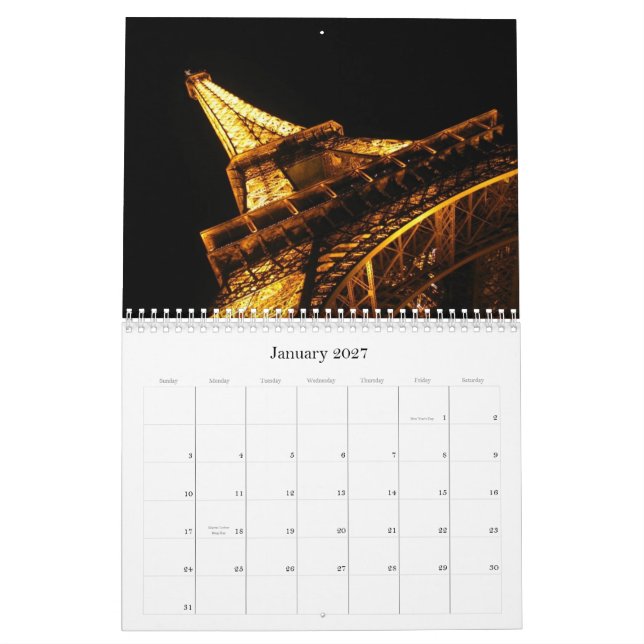 Pariser Kalender 2007 (Jan 2027)