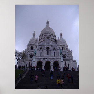 Pariser Kathedrale Poster