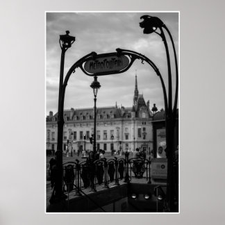 Pariser Metropolitaneingang Poster