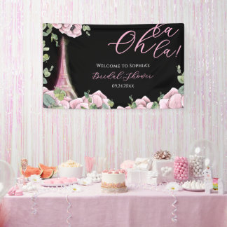 Pariser Oh La La Junggesellinnenabschied Banner