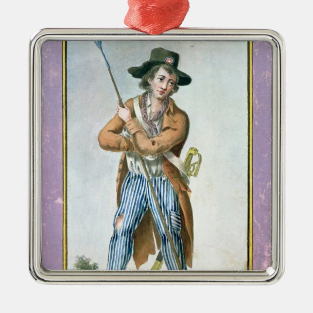 Pariser Ohne-culotte Ornament Aus Metall (Vorne)