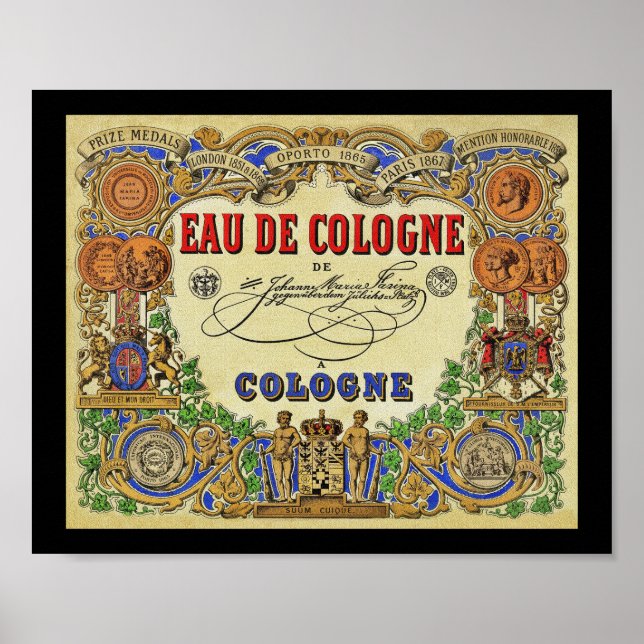 Pariser Pariser Parfüm 1868 Poster (Vorne)