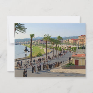 Pariser Radfahrer Nizza im März 19 1933 Postkarte