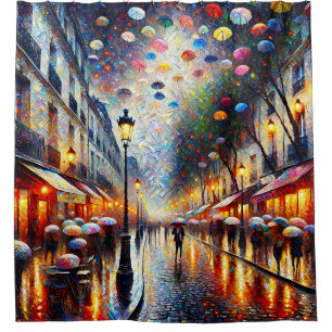 Pariser Rainy Day Elegance Duschvorhang