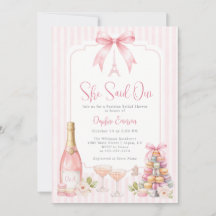Pariser Rosa Brautparty