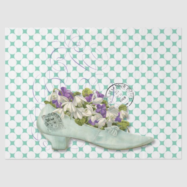 Pariser Schuhblüte Seidenpapier (Vorderseite)