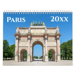 Pariser Sehenswürdigkeiten Kalender
