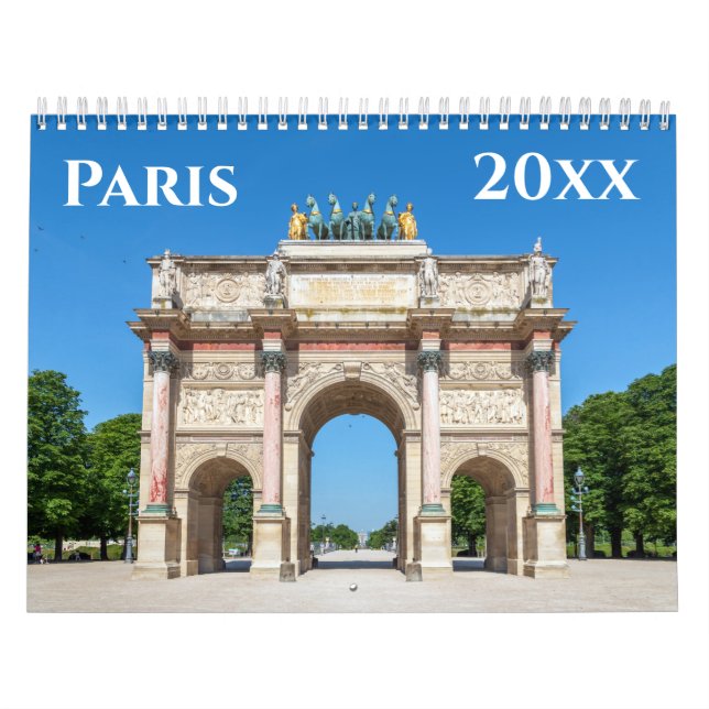 Pariser Sehenswürdigkeiten Kalender (Titelbild)