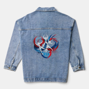 Pariser Sommer-Olympia Jeansjacke
