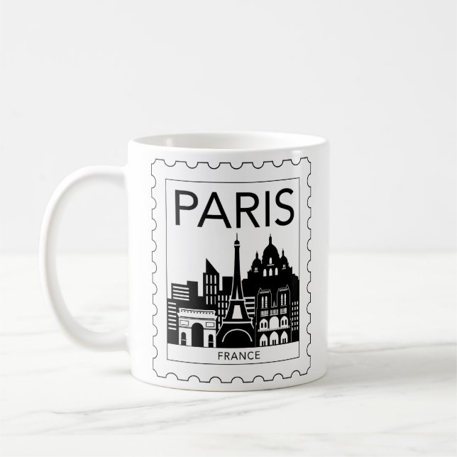 Pariser Souvenir Kaffeetasse (Links)