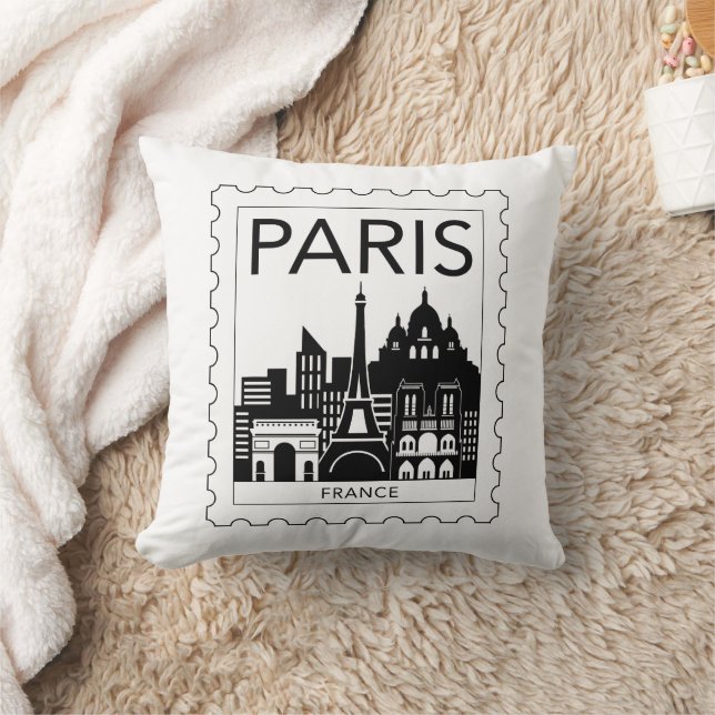 Pariser Souvenir Kissen (Decke)
