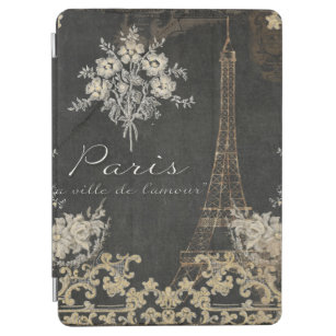 Pariser Stadt Liebe Eiffelturm Blumengestalt iPad Air Hülle