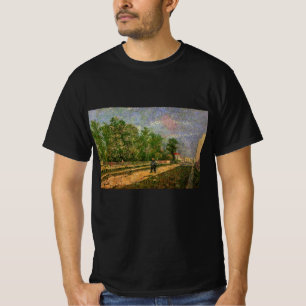 Pariser Straße mit Bauern von Vincent van Gogh T-Shirt