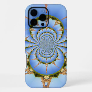 Pariser Traum   Eiffelturm Kaleidoskop Blauer Himm iPhone 16 Pro Max Hülle