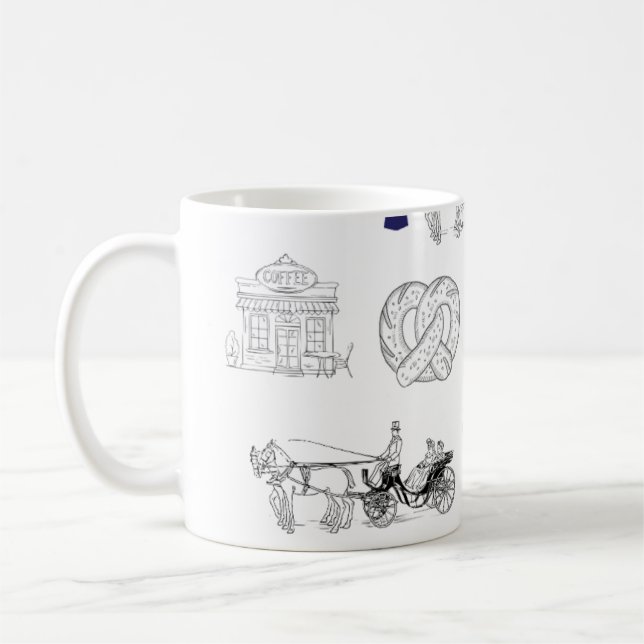 Pariser Traum-Tasse Kaffeetasse (Links)