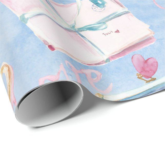 Pariser Umschlagpapier Geschenkpapier (Rolleneckpunkt)