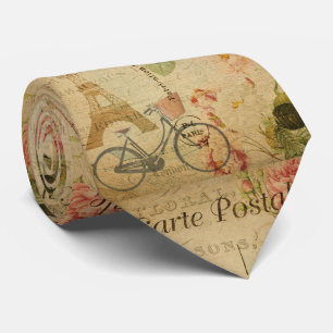 Pariser Vintage mit Eiffel Krawatte