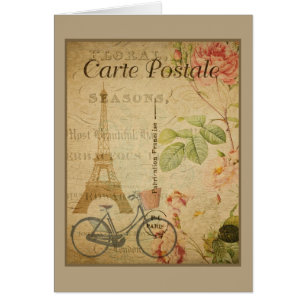 Pariser Vintage mit Eiffelturm