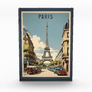 Pariser Vintage-Poster Fotoblock