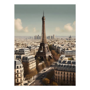 Pariser Vintage-Poster Fotodruck