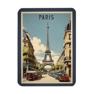 Pariser Vintage-Poster Magnet