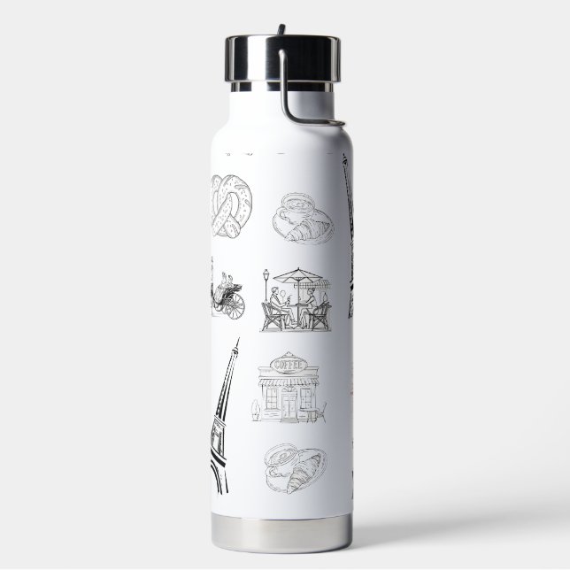 Pariser Wasserflasche Trinkflasche (Links)
