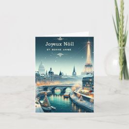 Pariser Winter Elegance Karte