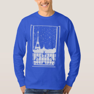 Pariser Winteransicht T-Shirt