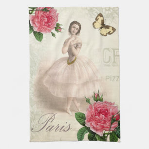 Parisian Ballerina Geschirrtuch