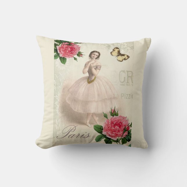 Parisian Ballerina Kissen (Vorderseite)