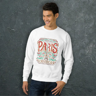 Parisian Bloom Liebe Symphony Mens Sweatshirt