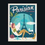 Parisian Pet Parlor Postkarte<br><div class="desc">Anderson Design Group ist eine preisgekrönte Illustrations- und Designfirma in Nashville,  Tennessee. Der Gründer Joel Anderson leitet ein Team talentierter Künstler,  um originale Posterkunst zu kreieren,  die wie Vintage Werbedrucke von den 1920er bis 1960er Jahren aussieht.</div>