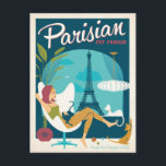 Parisian Pet Parlor Postkarte<br><div class="desc">Anderson Design Group ist eine preisgekrönte Illustrations- und Designfirma in Nashville,  Tennessee. Der Gründer Joel Anderson leitet ein Team talentierter Künstler,  um originale Posterkunst zu kreieren,  die wie Vintage Werbedrucke von den 1920er bis 1960er Jahren aussieht.</div>
