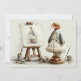 Parisian Ruffle Dress Writer's Studio 1. Geburtsta Einladung